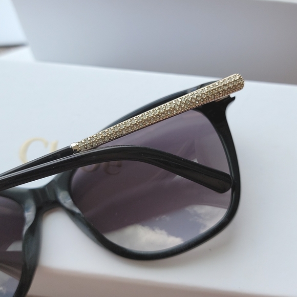 Chloe Sunglasses CE657SR 001 Black Grey Gradient main image 6